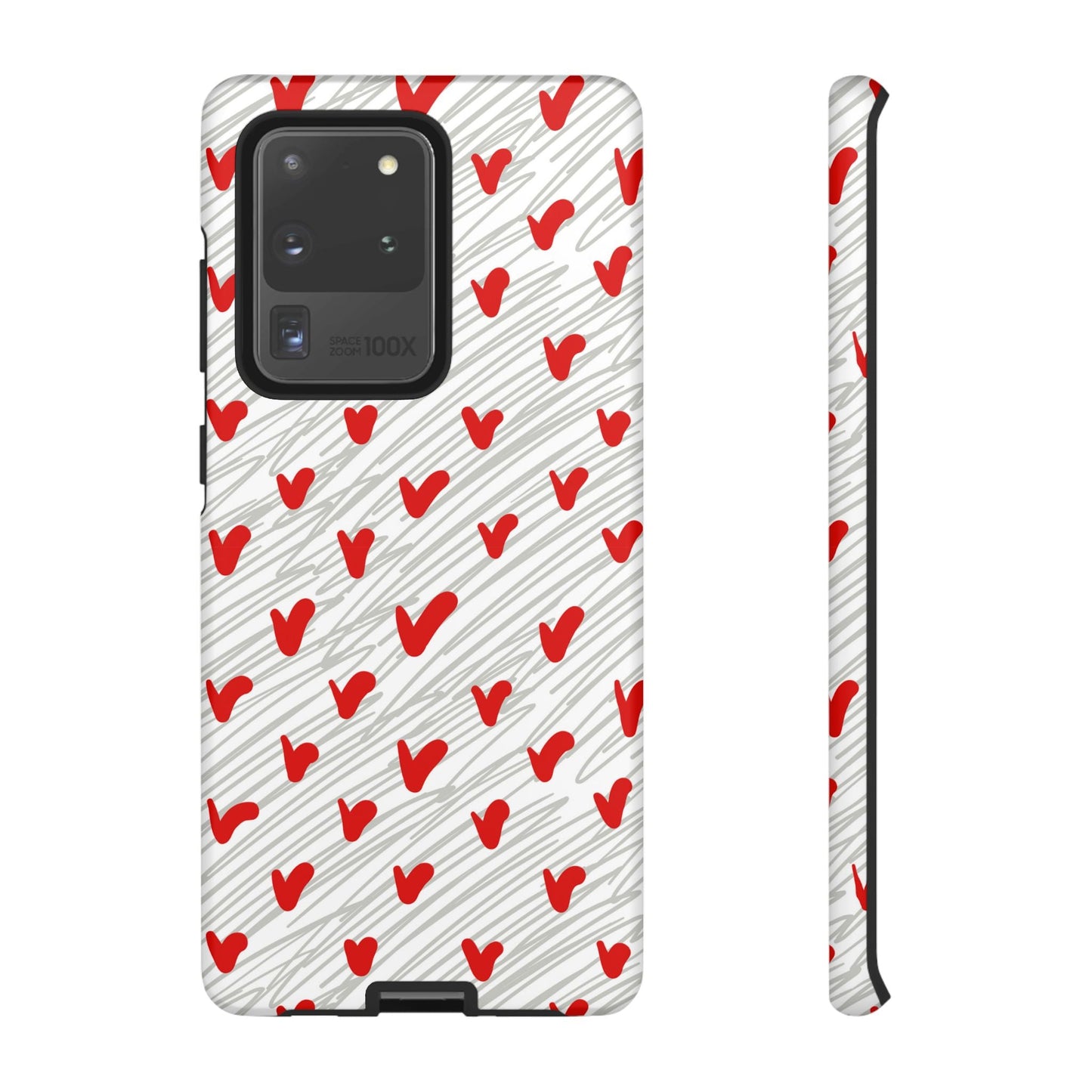 Playful Hearts & Spirals – Samsung Galaxy Case - BOGO Cases