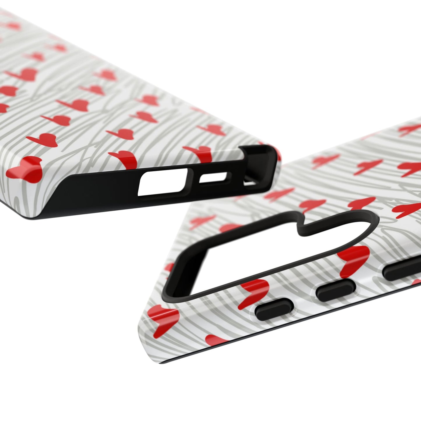 Playful Hearts & Spirals – Samsung Galaxy Case - BOGO Cases