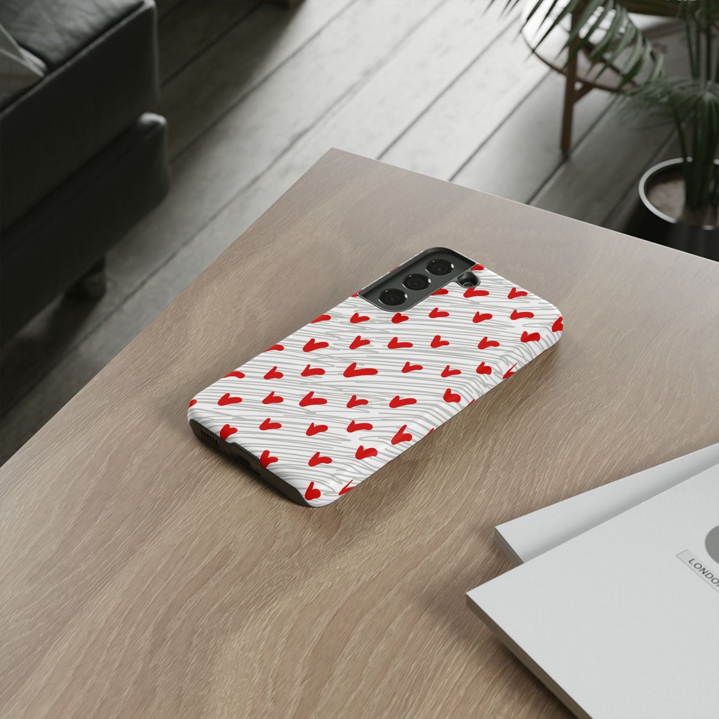 Playful Hearts & Spirals – Samsung Galaxy Case - BOGO Cases