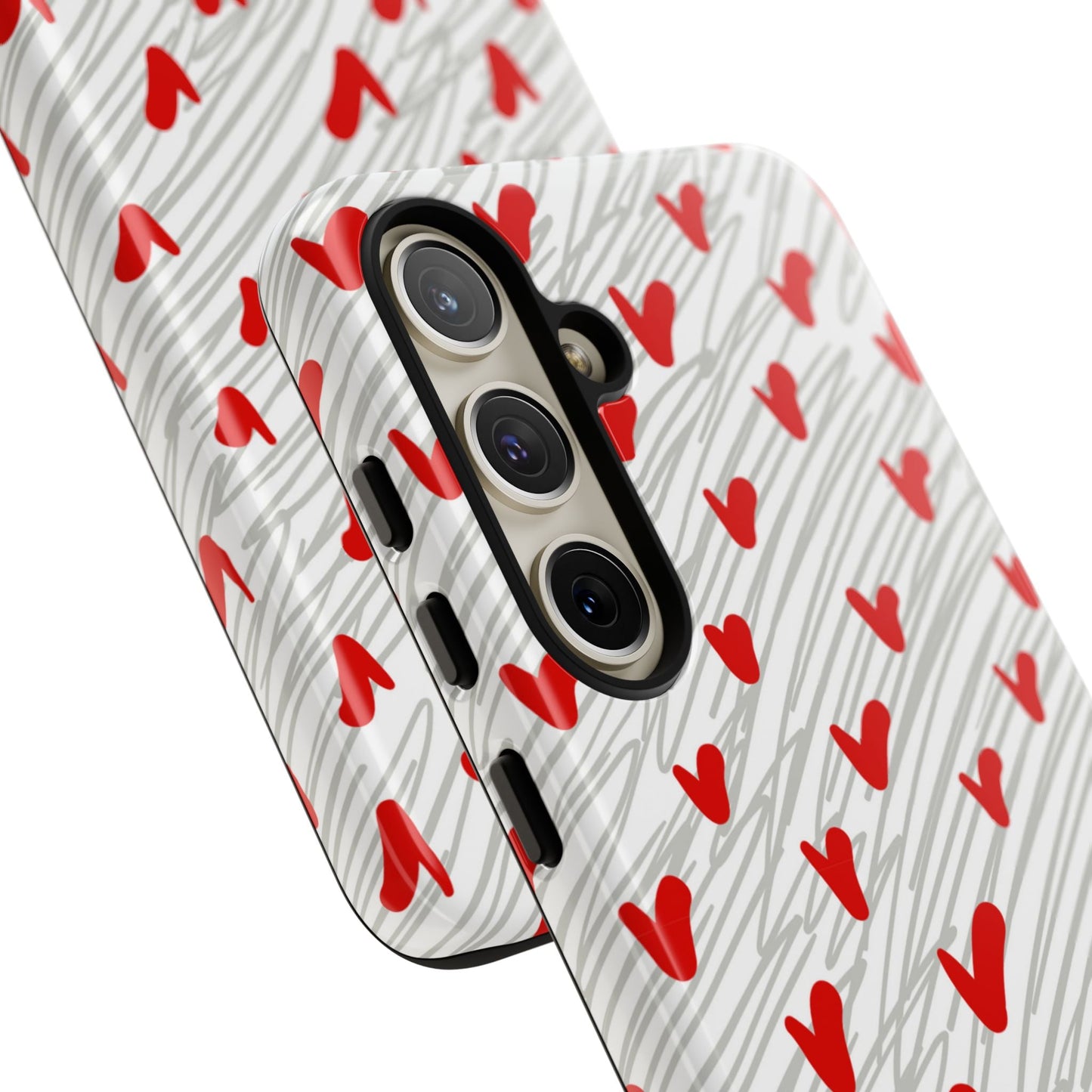 Playful Hearts & Spirals – Samsung Galaxy Case - BOGO Cases