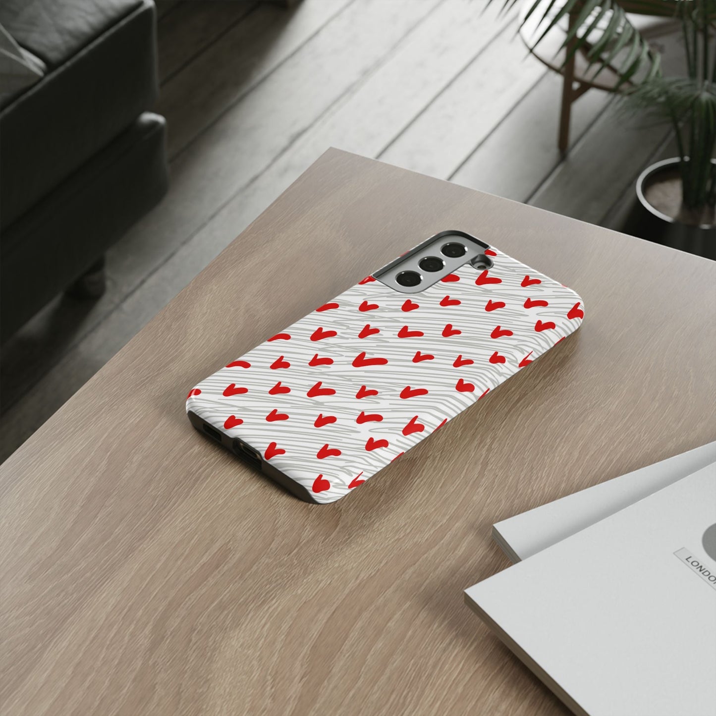 Playful Hearts & Spirals – Samsung Galaxy Case - BOGO Cases