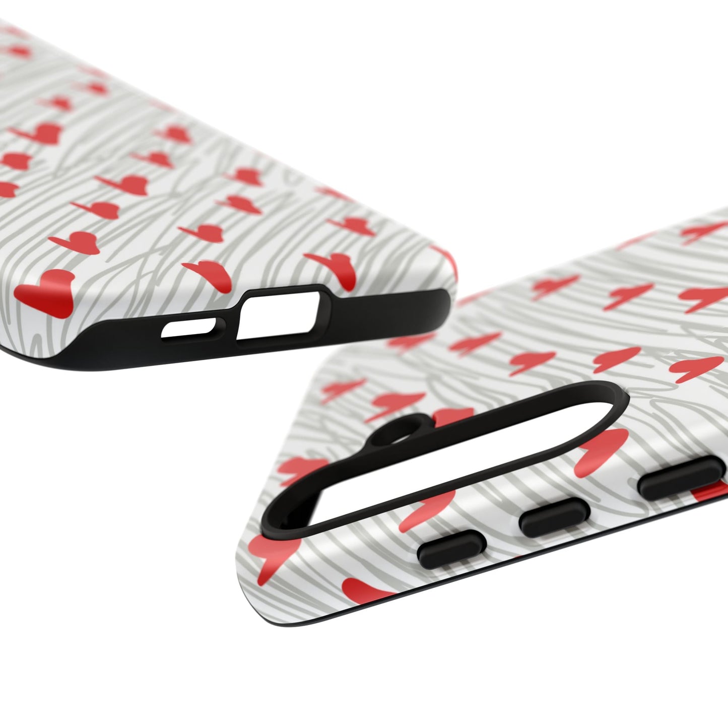 Playful Hearts & Spirals – Samsung Galaxy Case - BOGO Cases