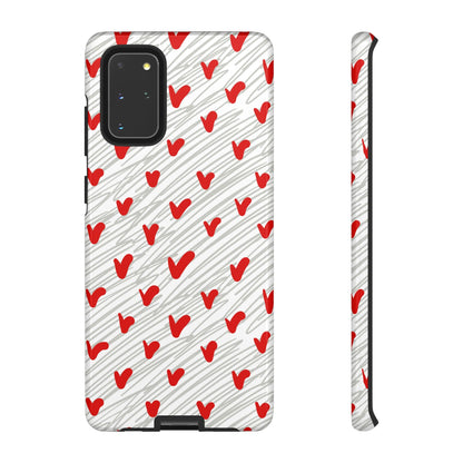 Playful Hearts & Spirals – Samsung Galaxy Case - BOGO Cases