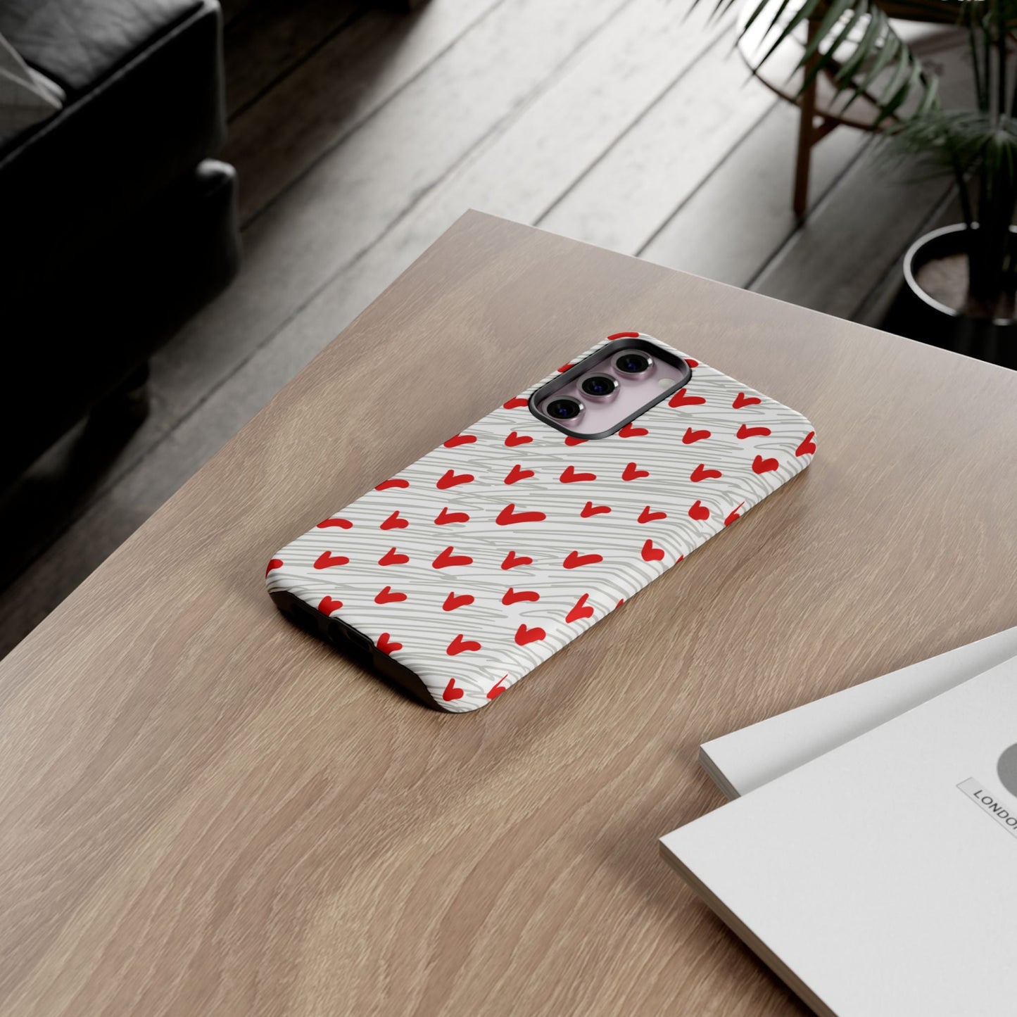Playful Hearts & Spirals – Samsung Galaxy Case - BOGO Cases