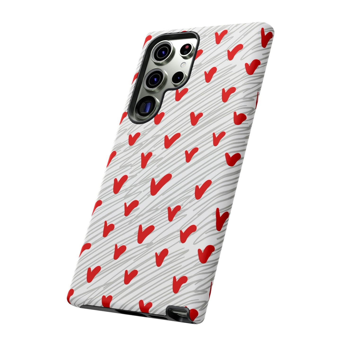 Playful Hearts & Spirals – Samsung Galaxy Case - BOGO Cases