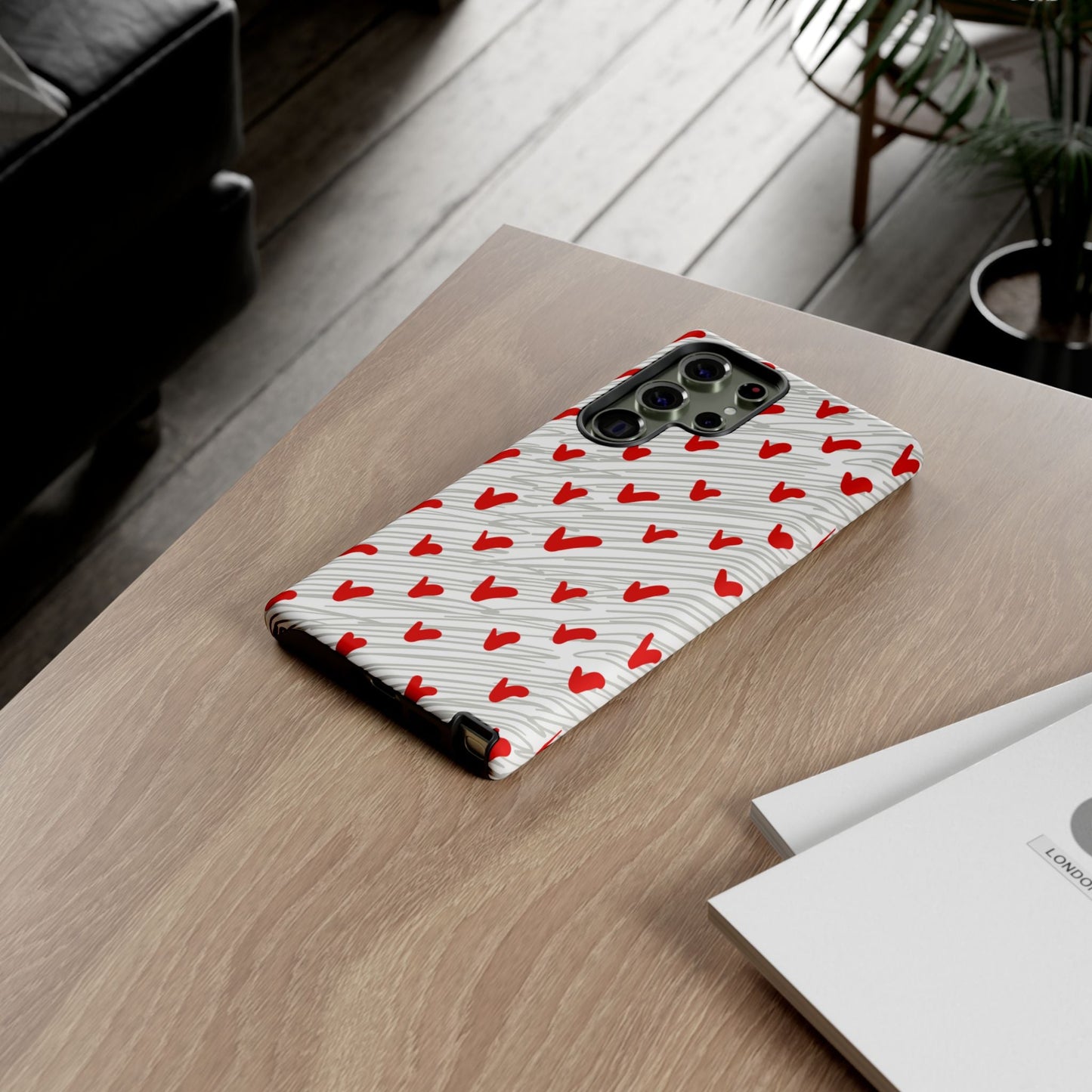 Playful Hearts & Spirals – Samsung Galaxy Case - BOGO Cases