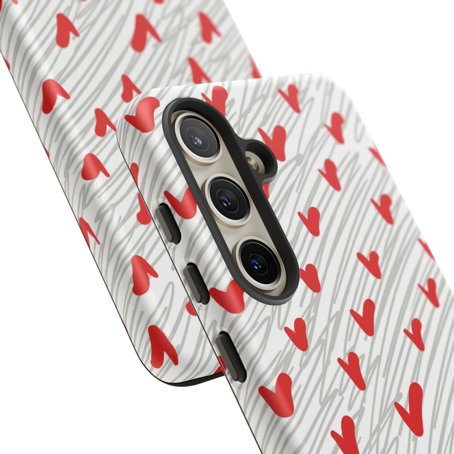 Playful Hearts & Spirals – Samsung Galaxy Case - BOGO Cases