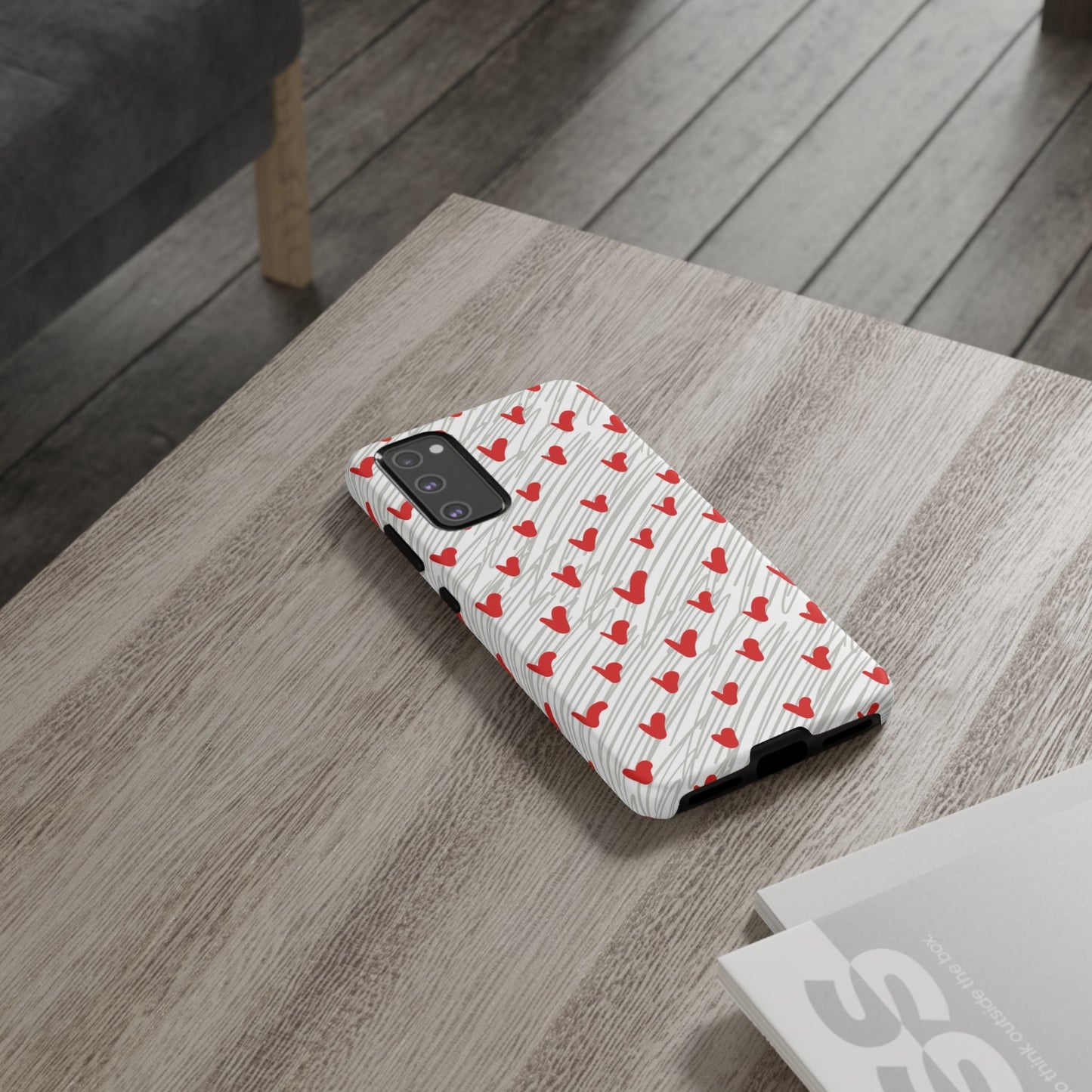 Playful Hearts & Spirals – Samsung Galaxy Case - BOGO Cases