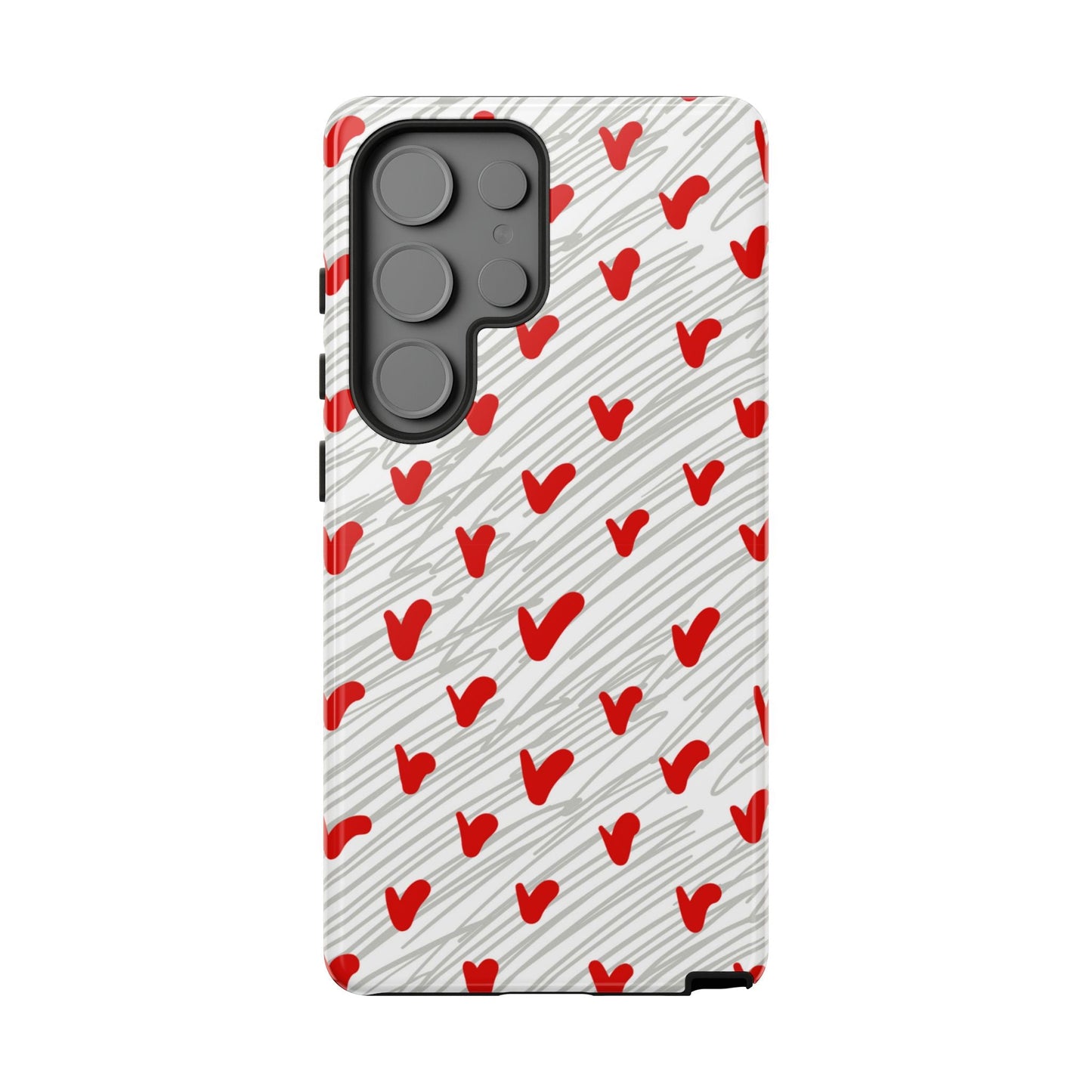 Playful Hearts & Spirals – Samsung Galaxy Case - BOGO Cases