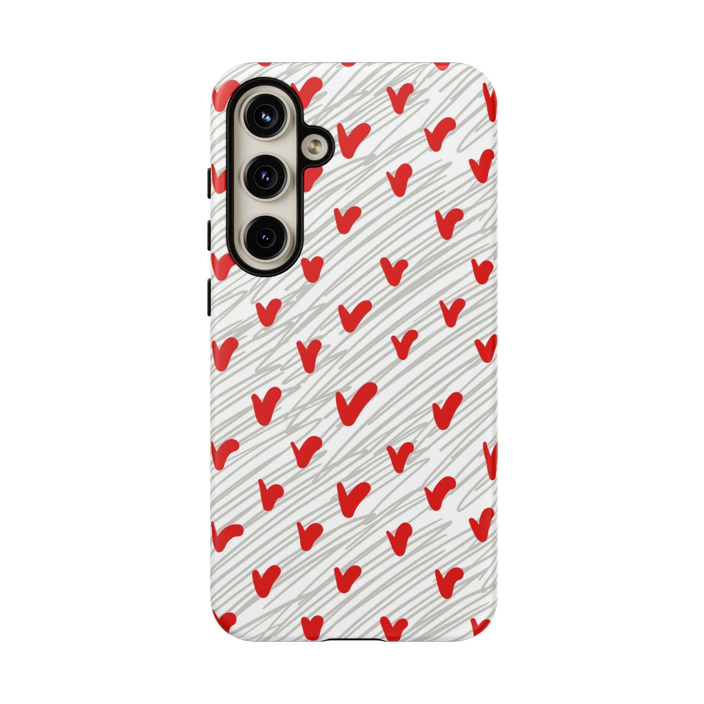 Playful Hearts & Spirals – Samsung Galaxy Case - BOGO Cases