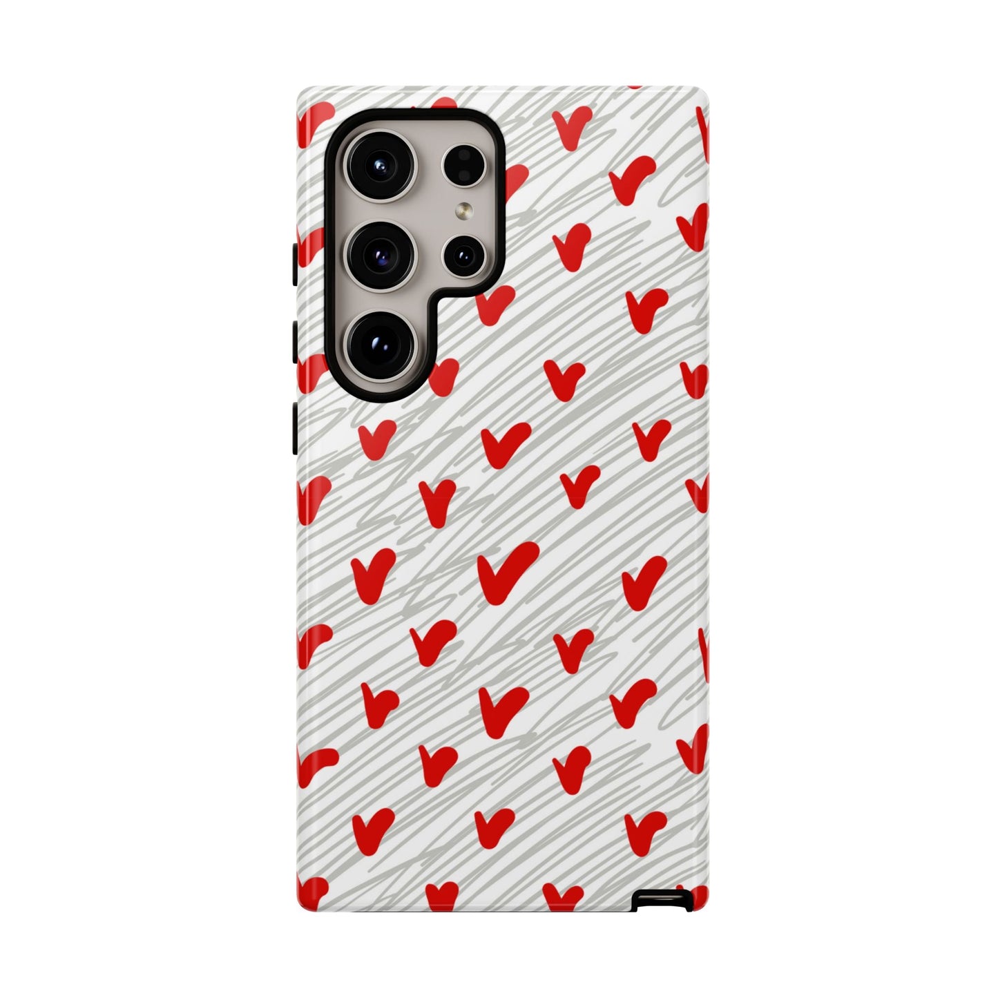 Playful Hearts & Spirals – Samsung Galaxy Case - BOGO Cases