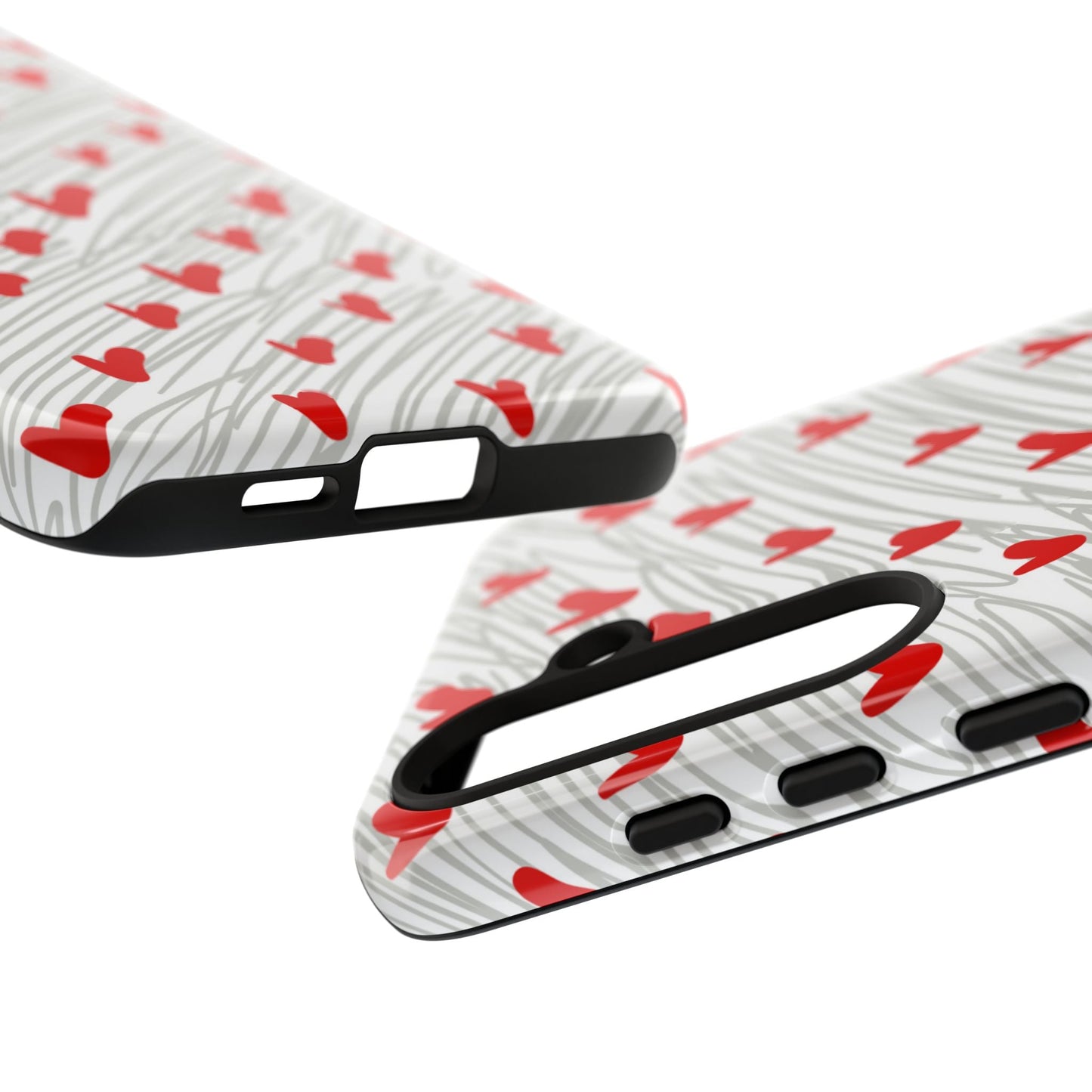 Playful Hearts & Spirals – Samsung Galaxy Case - BOGO Cases