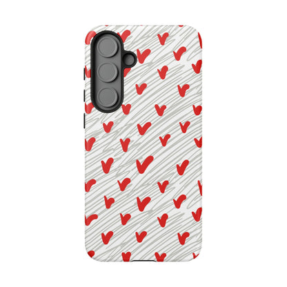 Playful Hearts & Spirals – Samsung Galaxy Case - BOGO Cases
