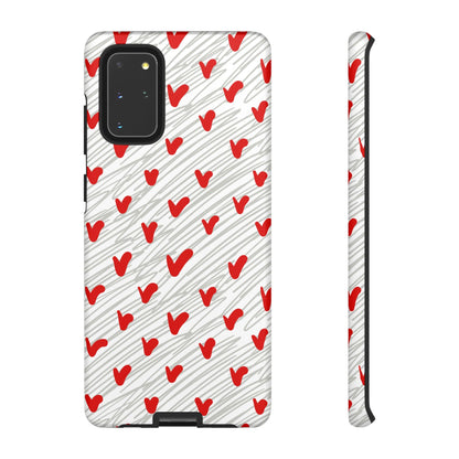 Playful Hearts & Spirals – Samsung Galaxy Case - BOGO Cases