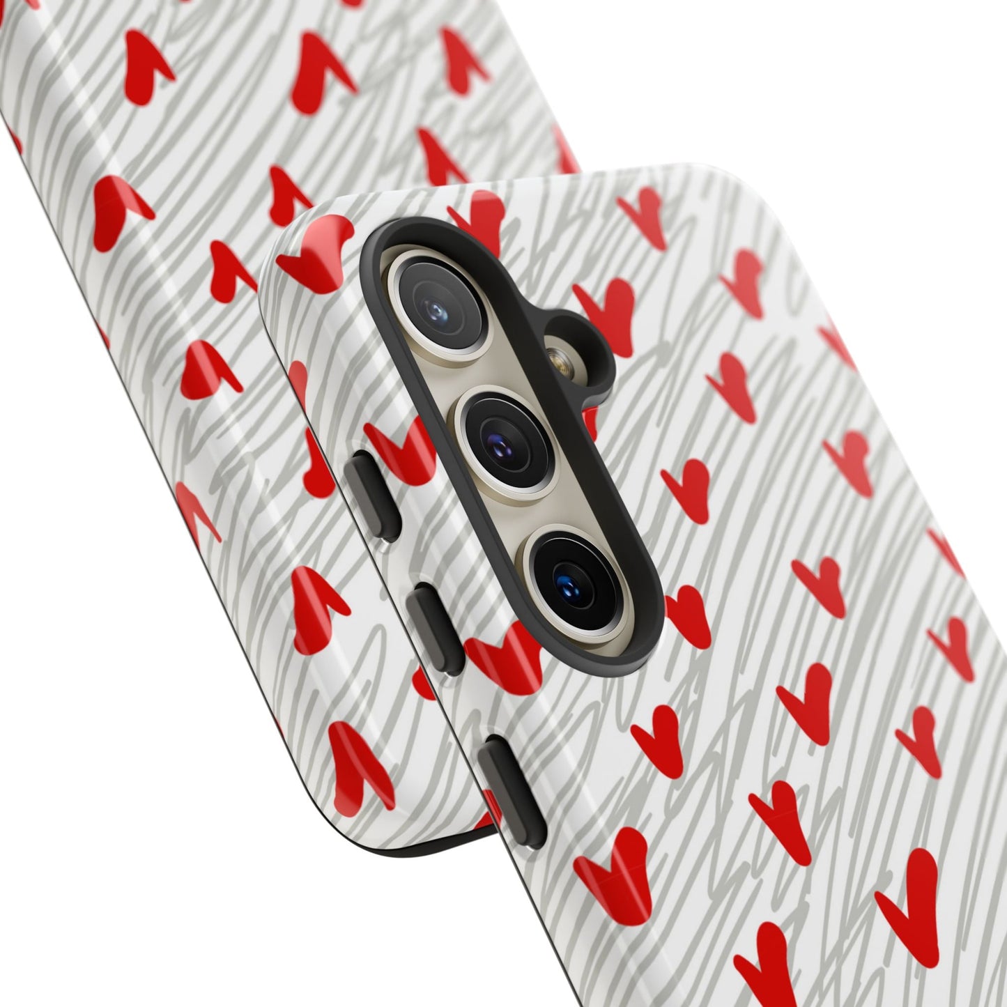 Playful Hearts & Spirals – Samsung Galaxy Case - BOGO Cases