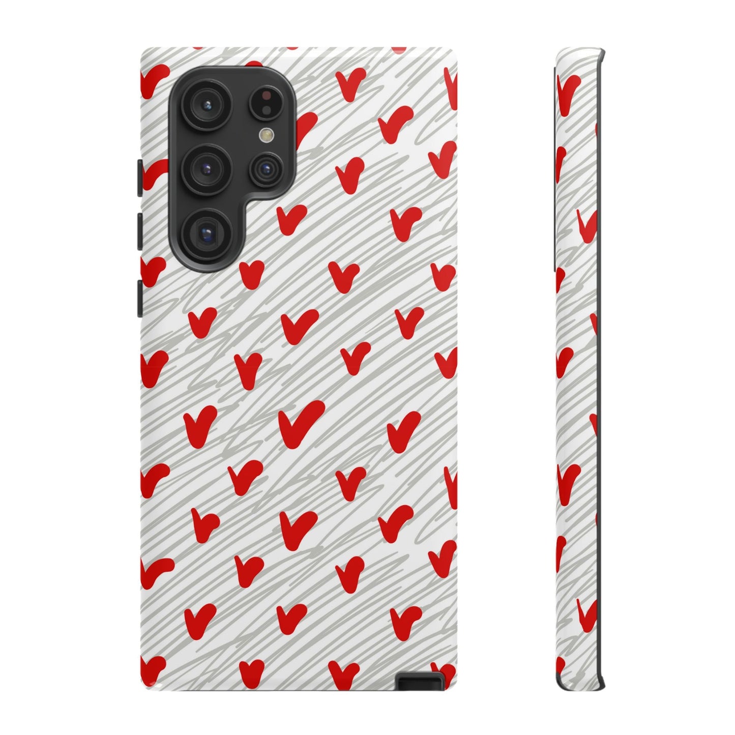 Playful Hearts & Spirals – Samsung Galaxy Case - BOGO Cases