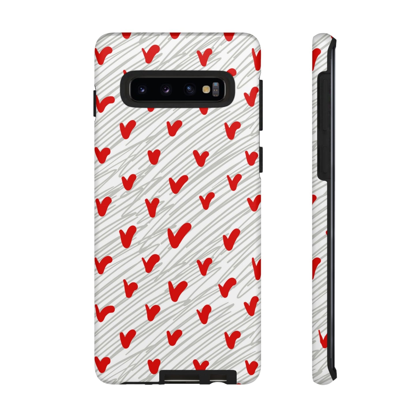 Playful Hearts & Spirals – Samsung Galaxy Case - BOGO Cases