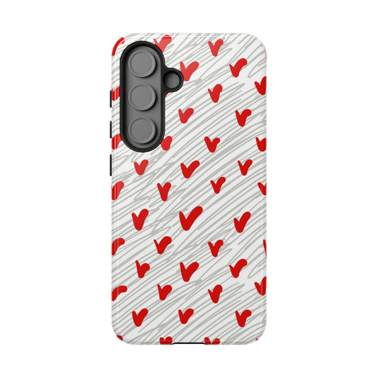 Playful Hearts & Spirals – Samsung Galaxy Case - BOGO Cases