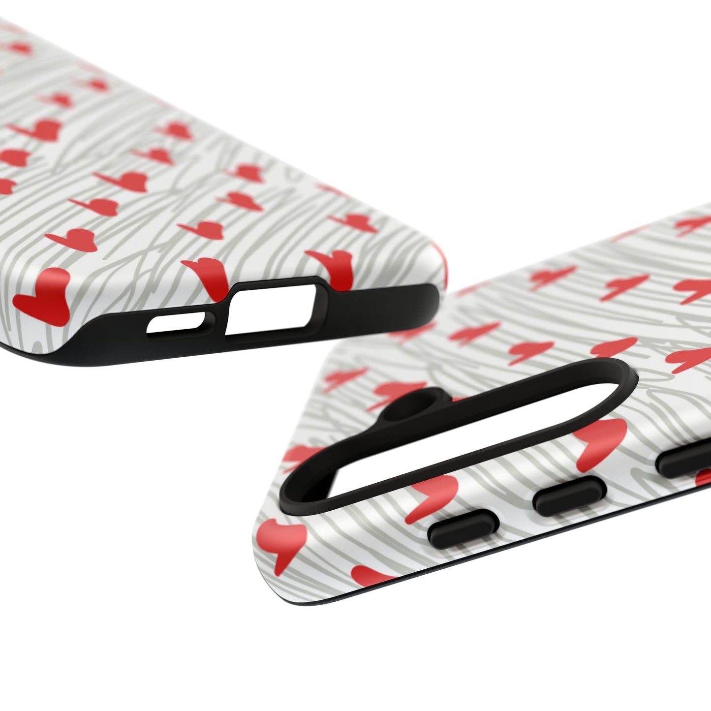 Playful Hearts & Spirals – Samsung Galaxy Case - BOGO Cases