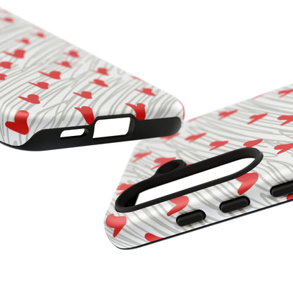 Playful Hearts & Spirals – Samsung Galaxy Case - BOGO Cases