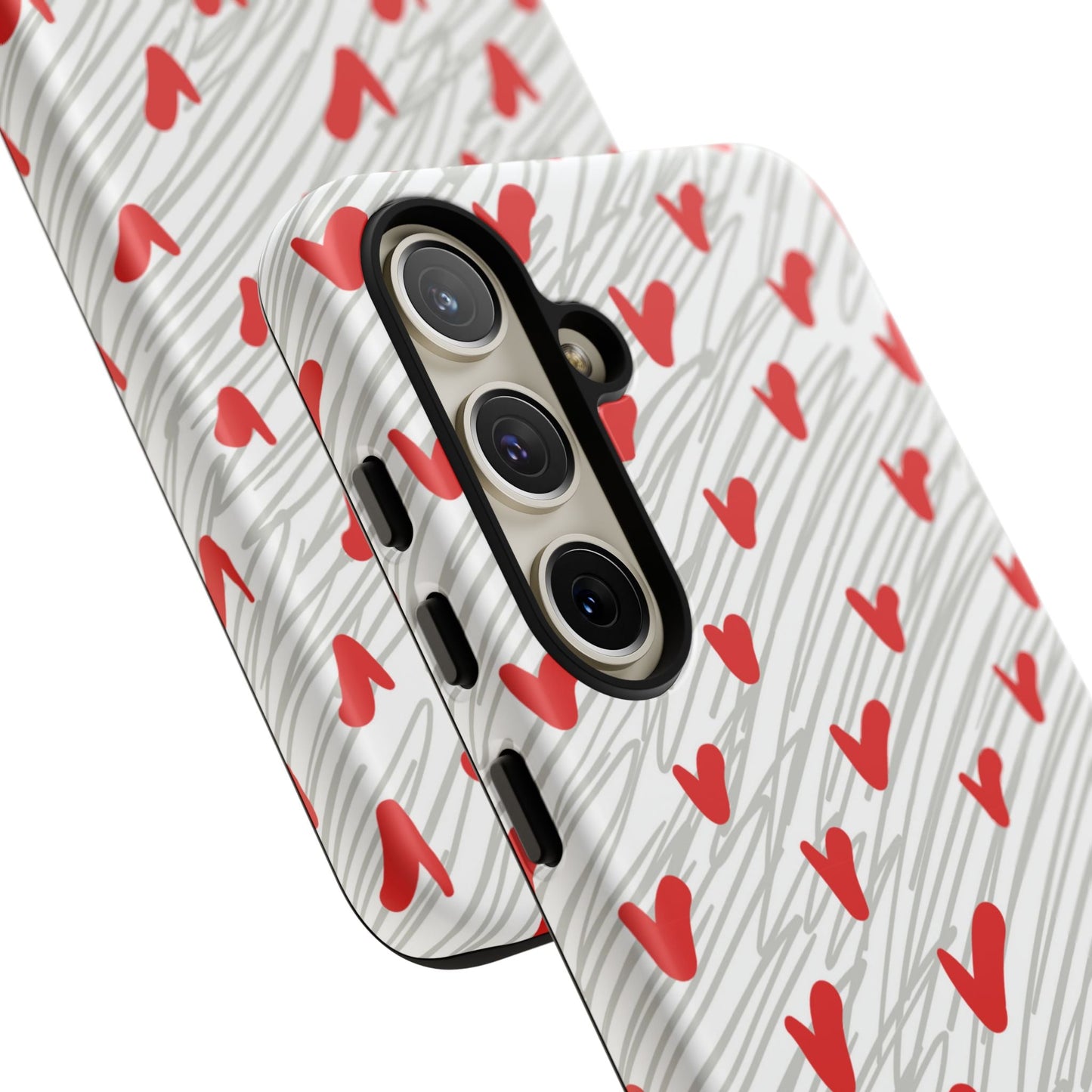 Playful Hearts & Spirals – Samsung Galaxy Case - BOGO Cases