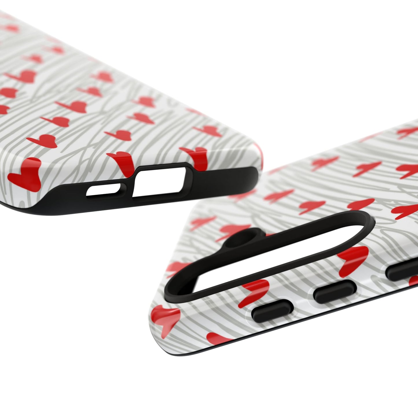 Playful Hearts & Spirals – Samsung Galaxy Case - BOGO Cases