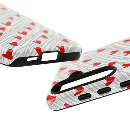 Playful Hearts & Spirals – Samsung Galaxy Case - BOGO Cases