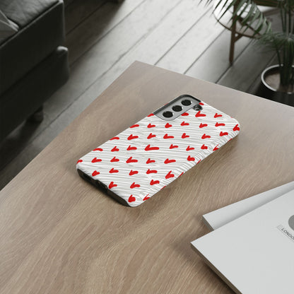 Playful Hearts & Spirals – Samsung Galaxy Case - BOGO Cases