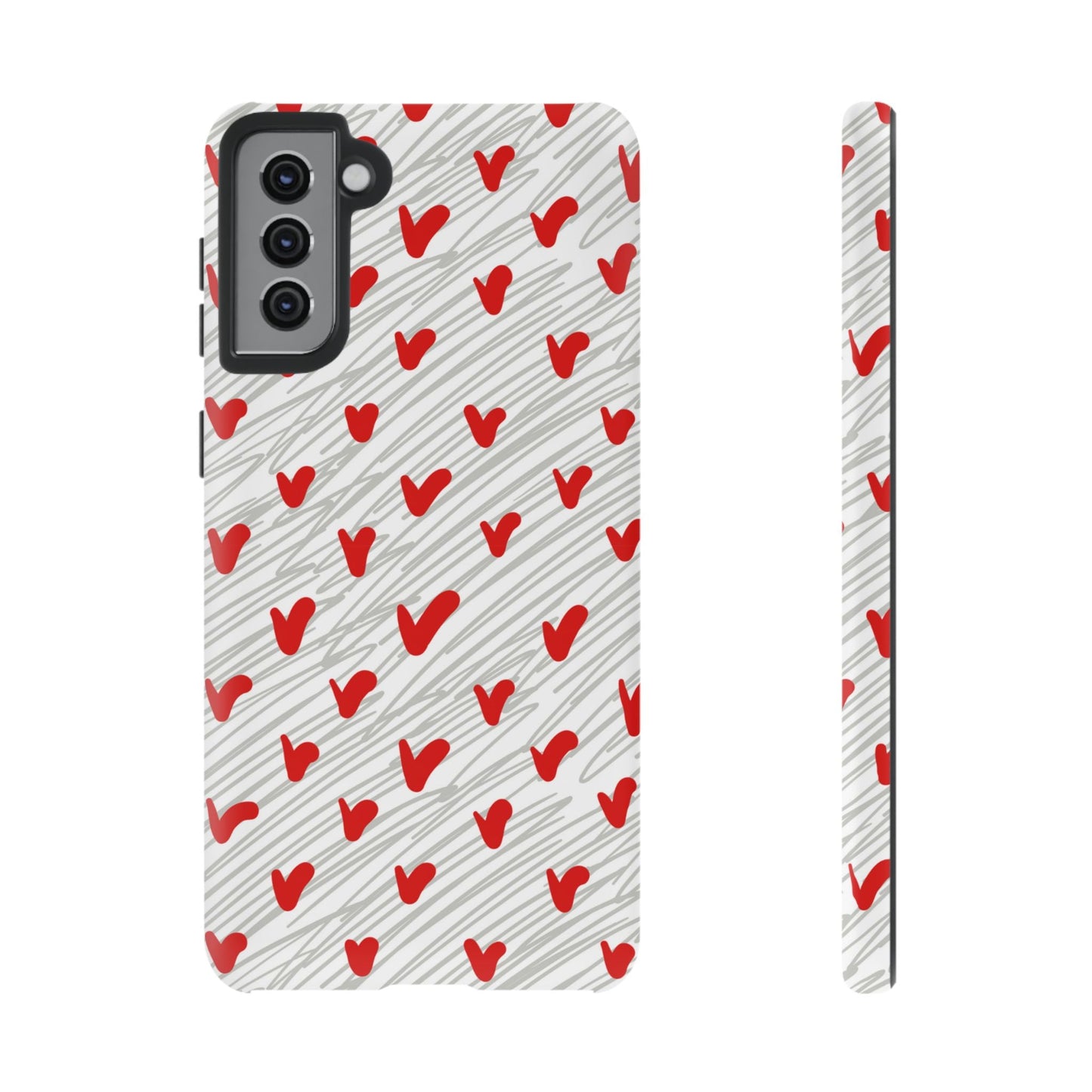 Playful Hearts & Spirals – Samsung Galaxy Case - BOGO Cases