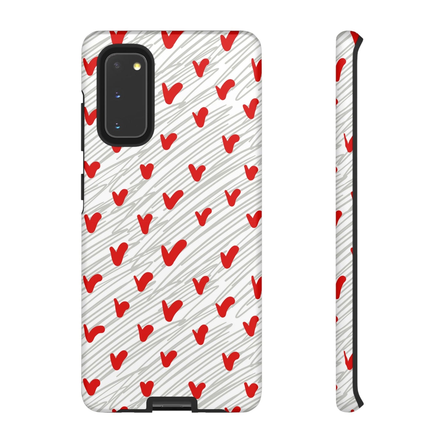 Playful Hearts & Spirals – Samsung Galaxy Case - BOGO Cases