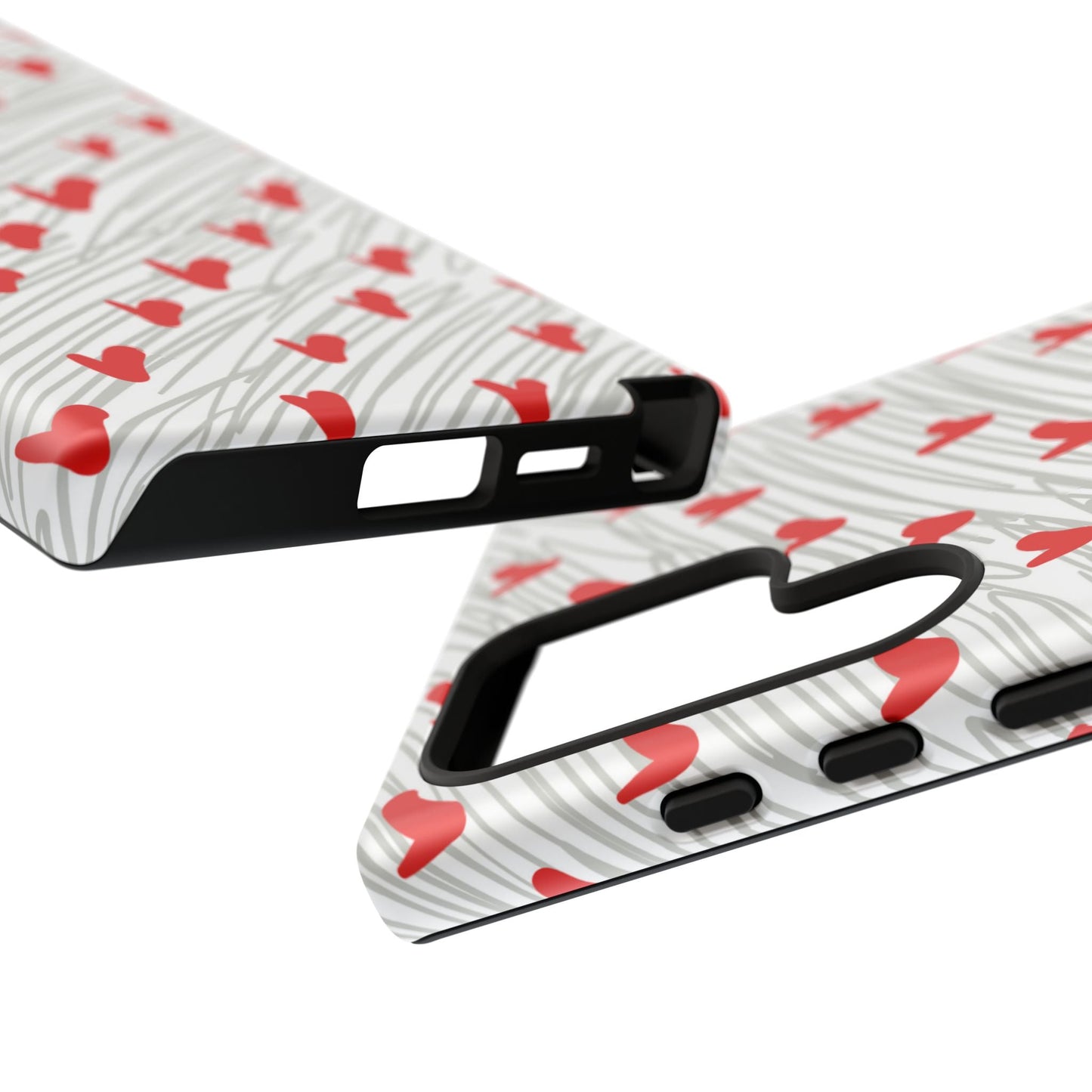 Playful Hearts & Spirals – Samsung Galaxy Case - BOGO Cases