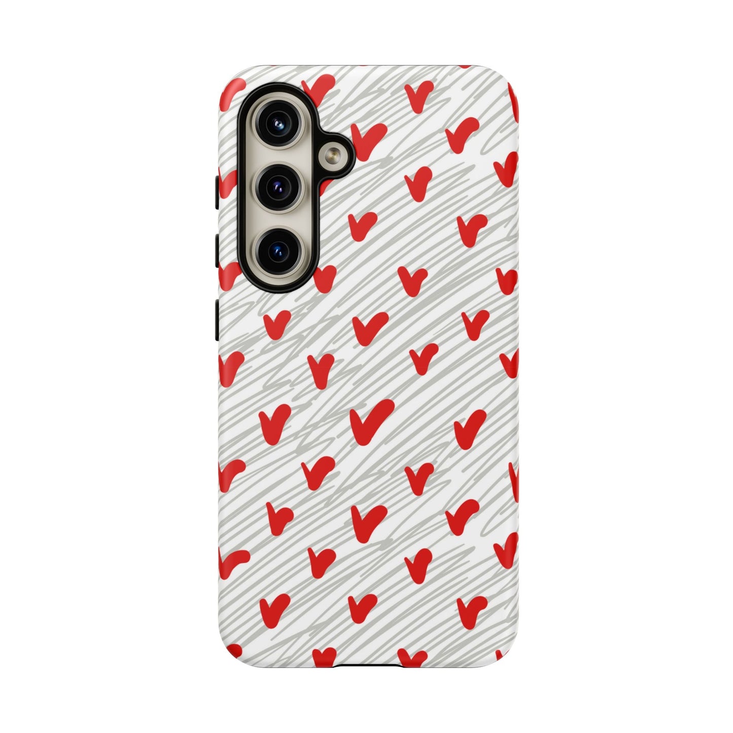 Playful Hearts & Spirals – Samsung Galaxy Case - BOGO Cases