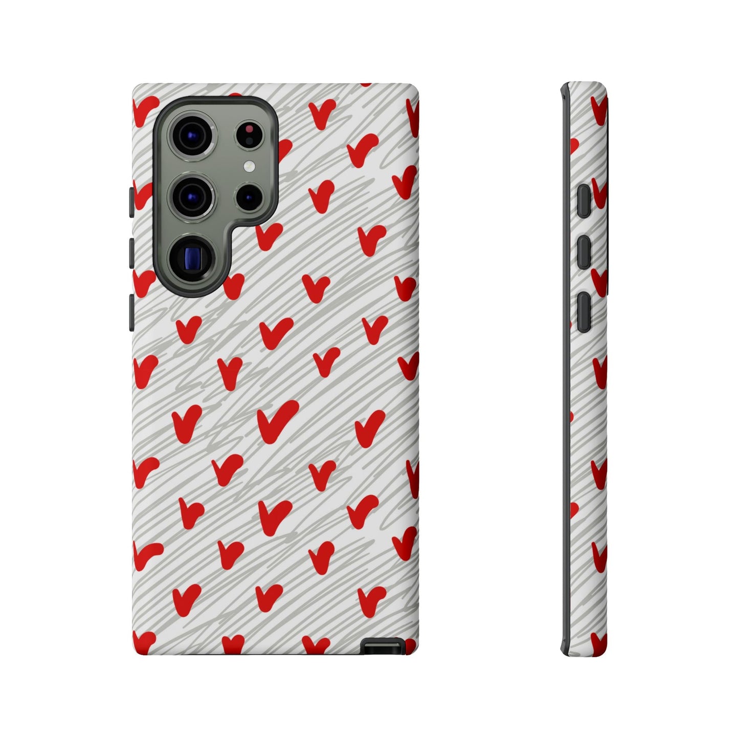 Playful Hearts & Spirals – Samsung Galaxy Case - BOGO Cases