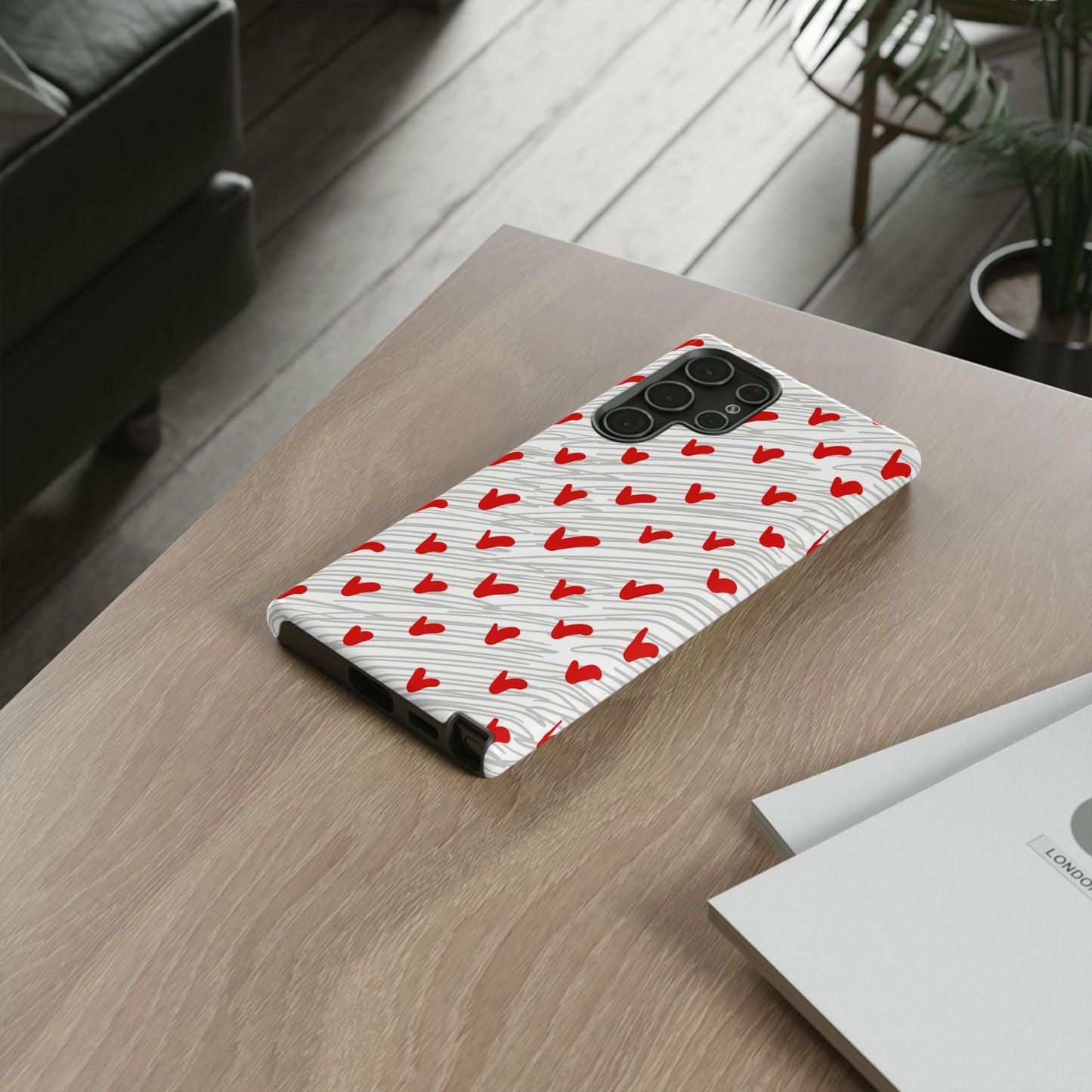 Playful Hearts & Spirals – Samsung Galaxy Case - BOGO Cases