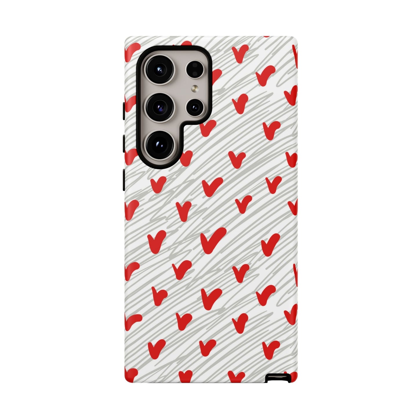 Playful Hearts & Spirals – Samsung Galaxy Case - BOGO Cases