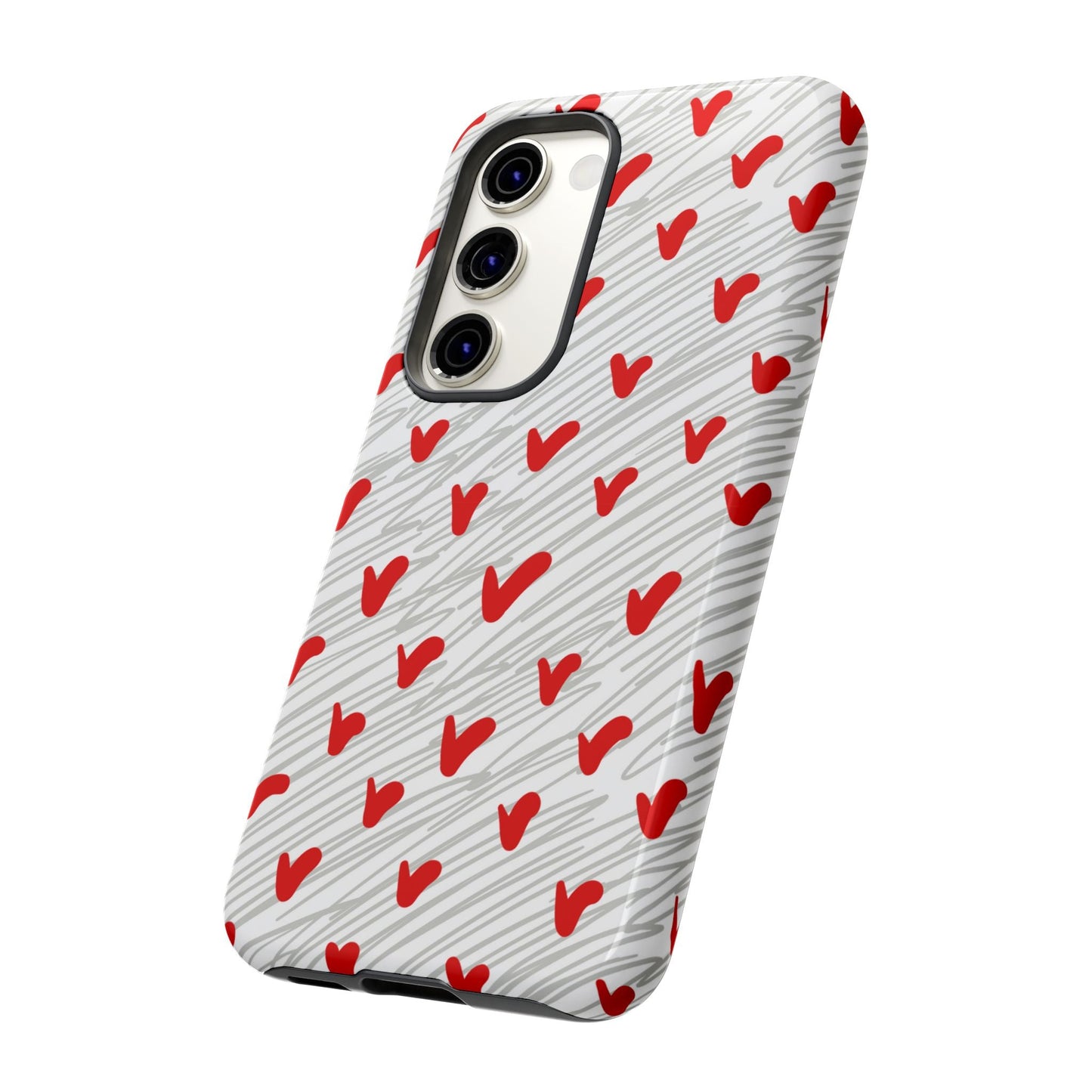 Playful Hearts & Spirals – Samsung Galaxy Case - BOGO Cases