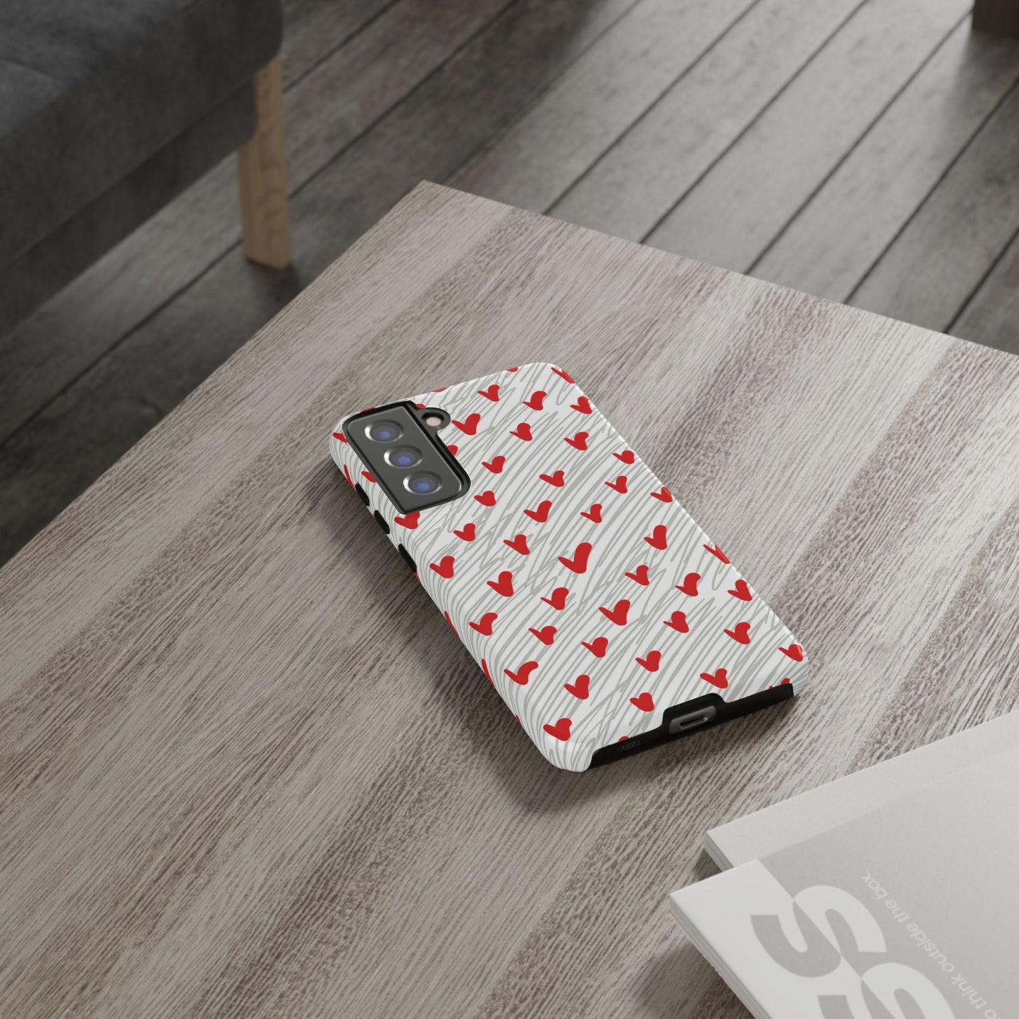 Playful Hearts & Spirals – Samsung Galaxy Case - BOGO Cases