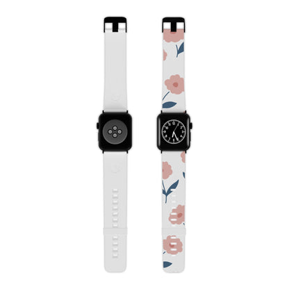 Playful Pink Floral Apple Watch Band | Fun Floral Design - BOGO Cases