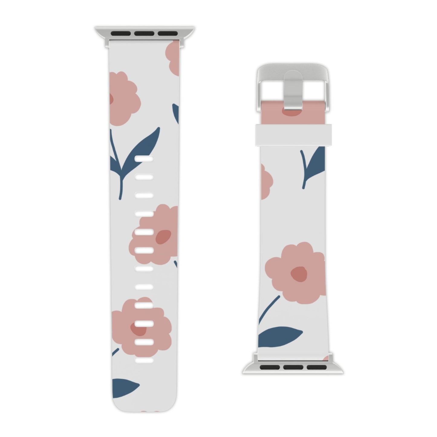 Playful Pink Floral Apple Watch Band | Fun Floral Design - BOGO Cases