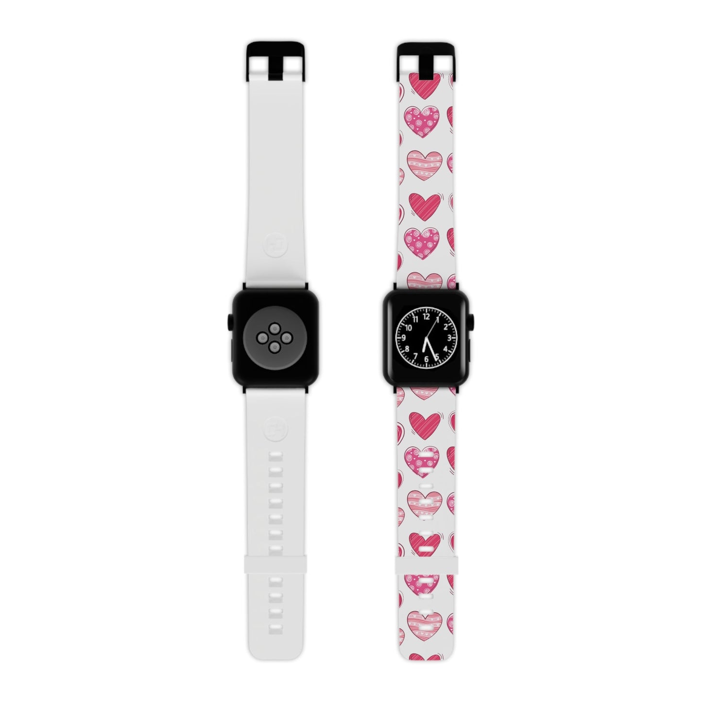  Playful Pink Hearts Apple Watch Band - BOGO Cases