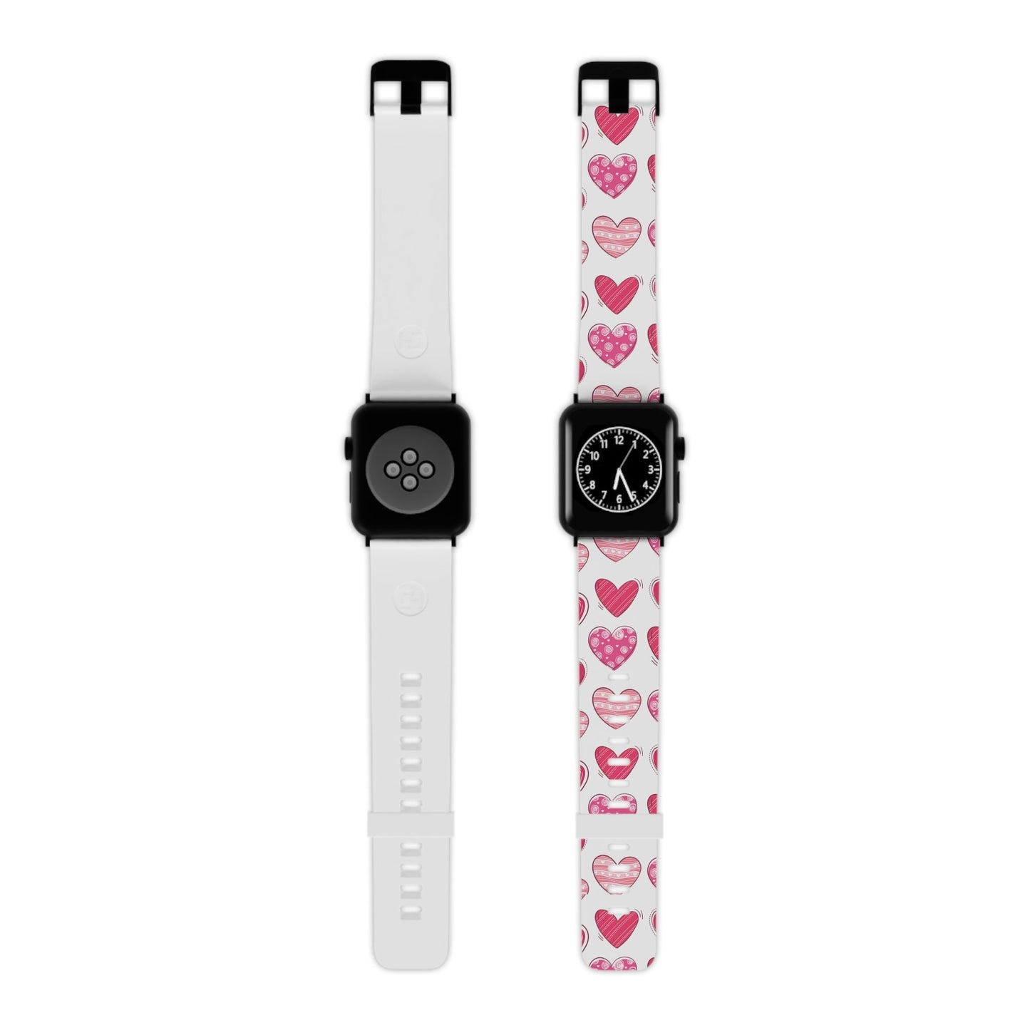  Playful Pink Hearts Apple Watch Band - BOGO Cases