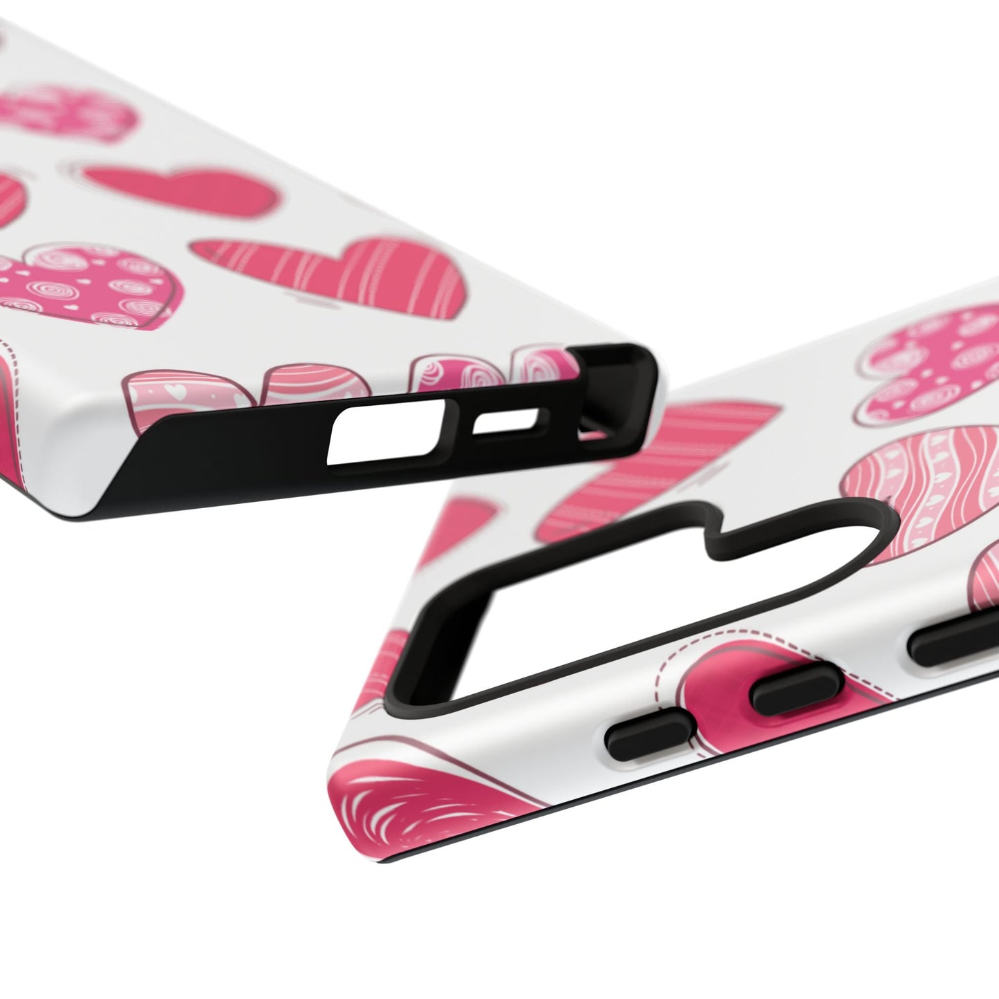 Playful Pink Hearts – Samsung Galaxy Case - BOGO Cases