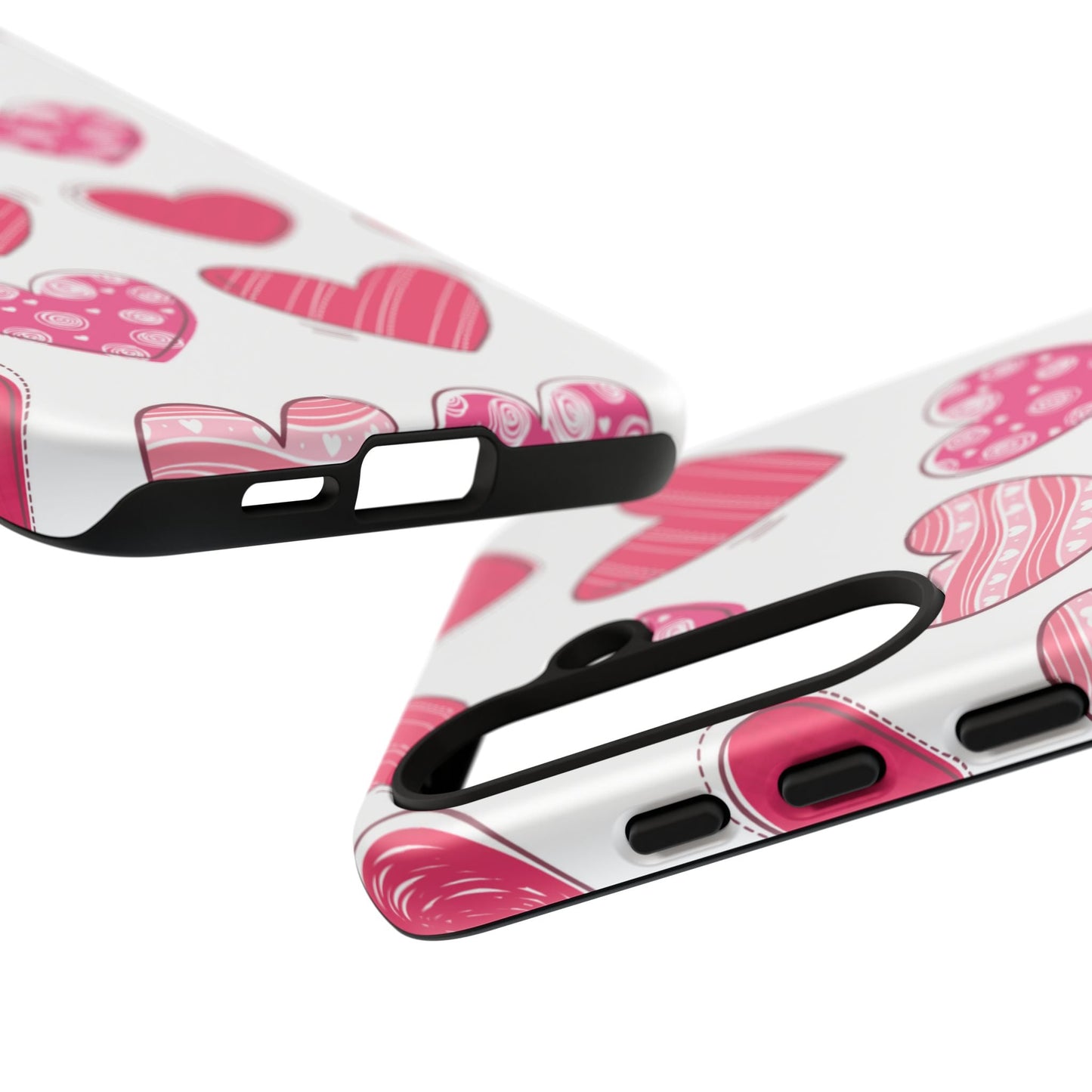 Playful Pink Hearts – Samsung Galaxy Case - BOGO Cases