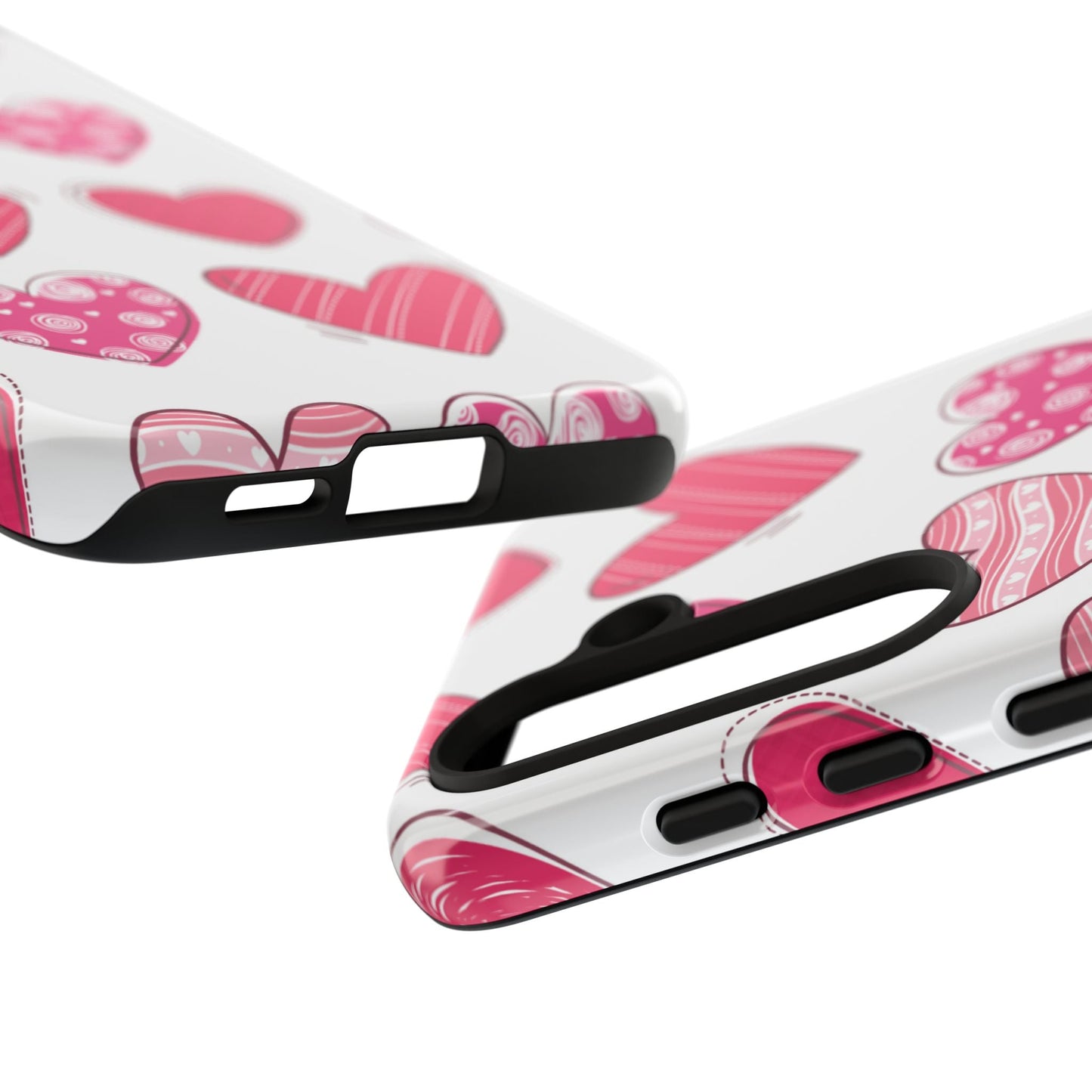 Playful Pink Hearts – Samsung Galaxy Case - BOGO Cases
