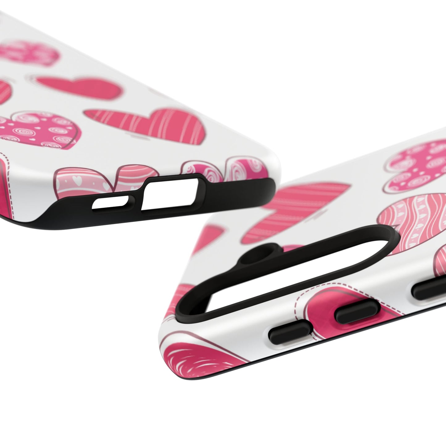 Playful Pink Hearts – Samsung Galaxy Case - BOGO Cases
