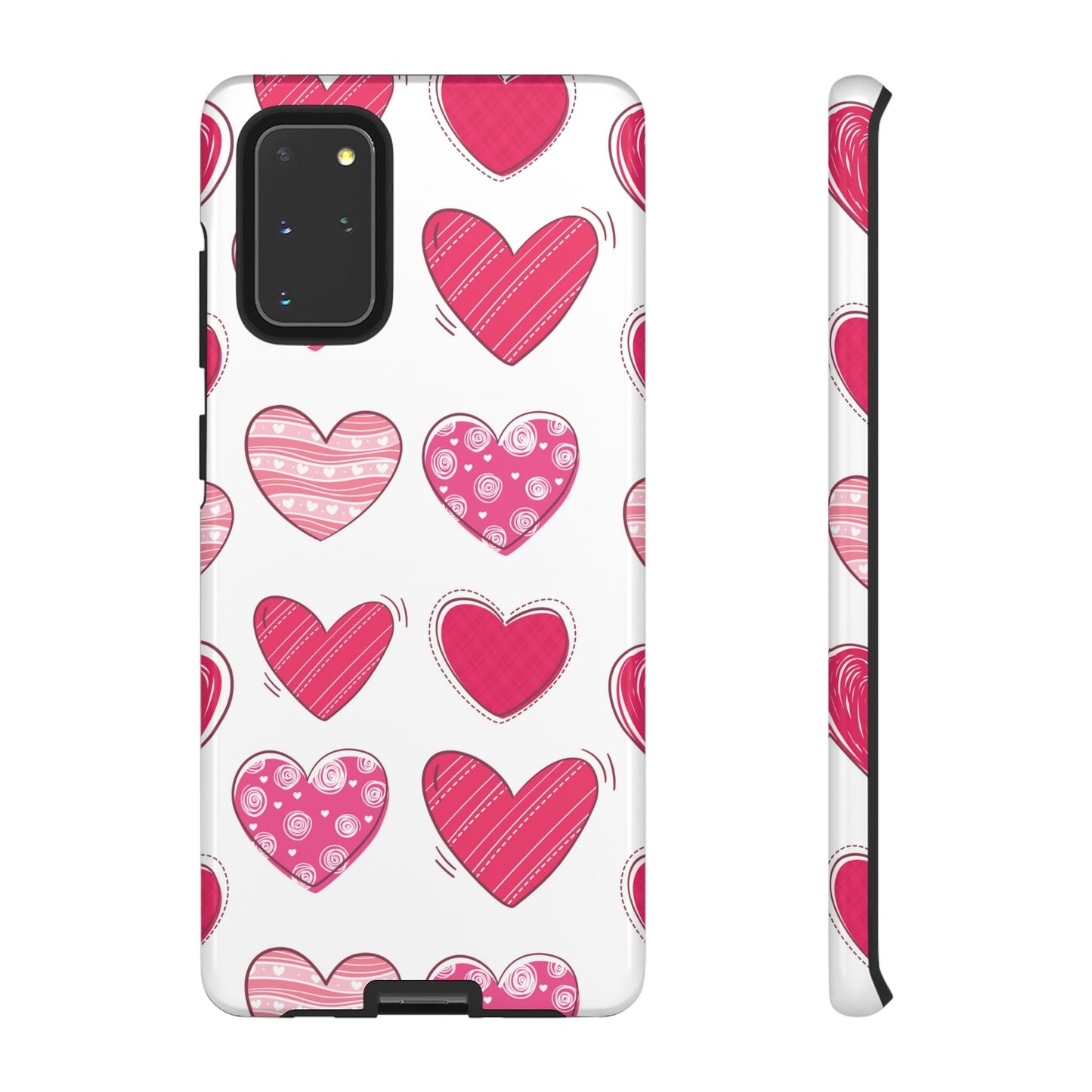 Playful Pink Hearts – Samsung Galaxy Case - BOGO Cases