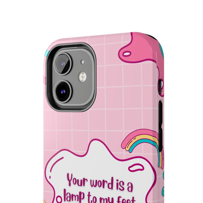 Psalm 119:105 Cute Aesthetic - iPhone Series Case - BOGO Cases