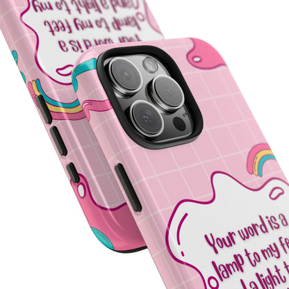 Psalm 119:105 Cute Aesthetic - iPhone Series Case - BOGO Cases