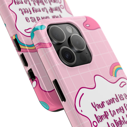 Psalm 119:105 Cute Aesthetic - iPhone Series Case - BOGO Cases