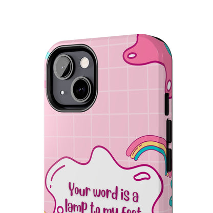 Psalm 119:105 Cute Aesthetic - iPhone Series Case - BOGO Cases